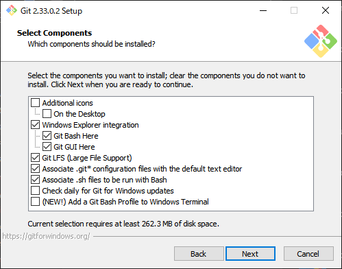 Gitのインストール画面3